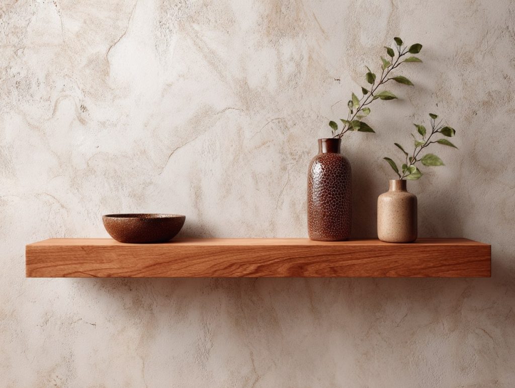 Solid Cherry Wall Shelf