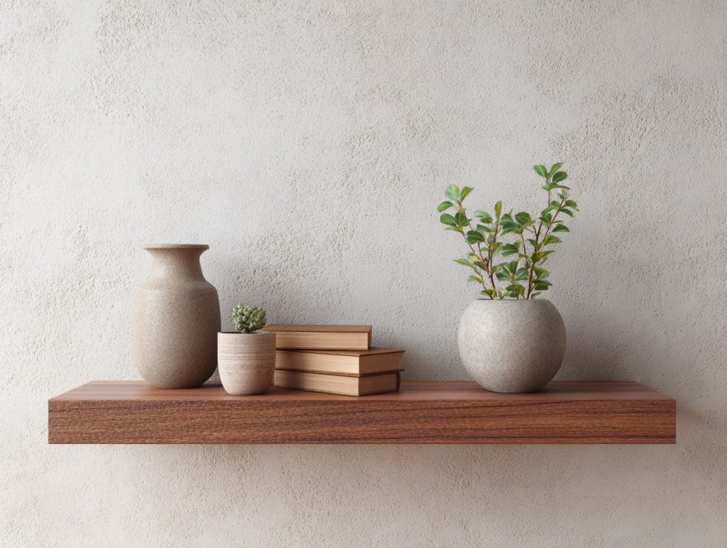 Solid Sapele Shelf