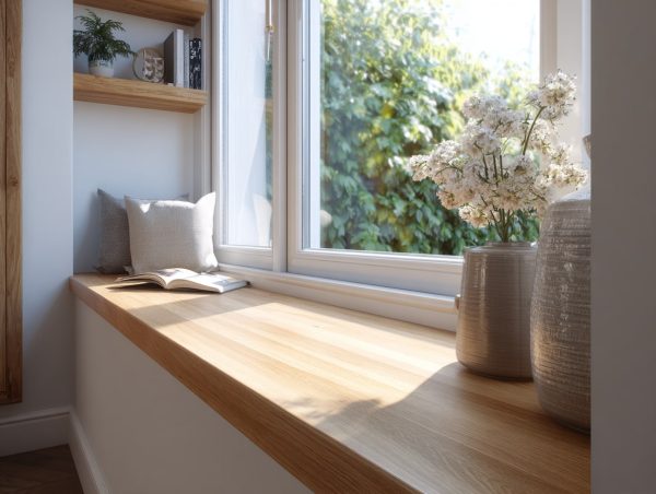 Solid Oak Window Sill - Image 4