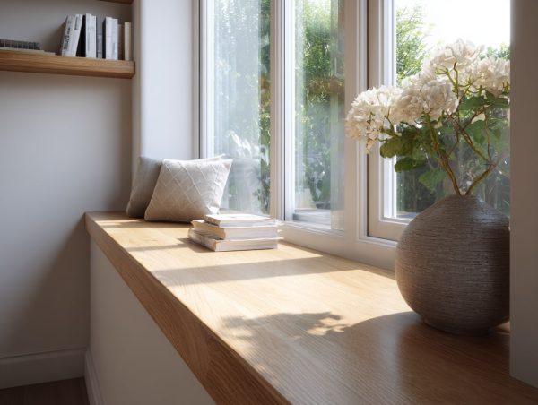 Solid Oak Window Sill - Image 2