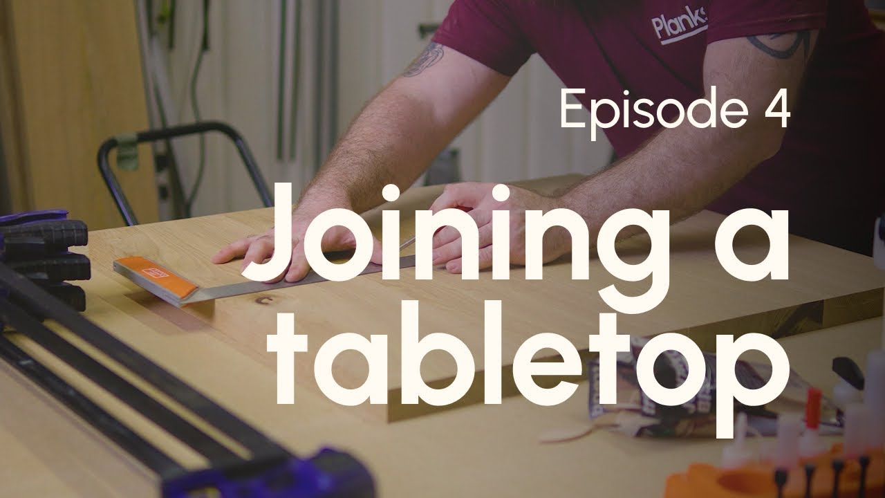 how to build a solid oak tabletop