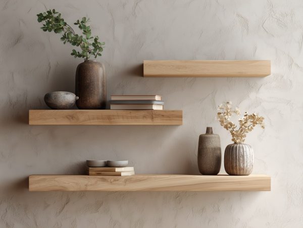 Solid Oak Short Shelves